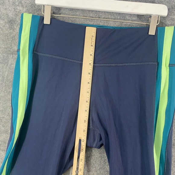 Athleta Blue and Green High-Waisted Leggings - Picture 11 of 16